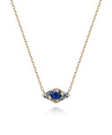 디아모모 Vintage Sapphire Necklace 42cm : 디아모모