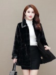 애니율 여성 겨울 퍼 하프 코트 G7718 : 애니율