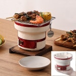 야끼니꾸 꾸버스 미니화로 혼캠 혼밥 혼술 홈핑 핑화로 나홀로 휴대용화로 가정용화로 : 마로스상회