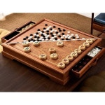 2in1 고급 바둑판 장기 판 세트 노인 선물 경로당 바둑+장기 세트 : 유냉샵