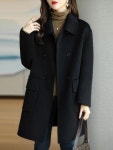 애니율 여성 가을 겨울 모직 하프 코트 G7724 : 애니율