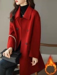 애니율 여성 가을 겨울 모직 하프 코트 G7724 : 애니율