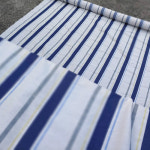 린넨원단 린넨천 면마 도비 네이비 스트라이프 23수 6396 : 더린넨랩