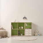 HDN104B 1200 2단 오픈 수납 서랍장 세트 : 히트가구