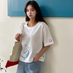 여성반팔크롭티 여성 크롭 티 주니어크롭티 버디즈고래크롭티 : 버디즈 스토어