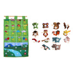 특수 어린이집 영아부 한글교육 벽걸이 헝겊 교구 : 1more마켓