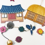 새해 우드 전통 풍경종 만들기 기와집 : 쌈지네