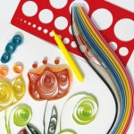 플라워 퀼링아트 페이퍼 포스터 만들기 꾸미기 중학생미술 중딩DIY 중학생만들기 만들기수업 만들기재료 : 보리앤마리