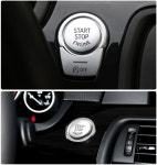 BMW 5시리즈 F10 엔진스타트 스탑앤고 버튼 순정형 실버 차 커버 몰딩 : 모터스파이