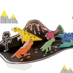 아트랄라 쥬라기공원만들기(4인용) 종이공룡 유치원 초등학교 수업재료 종이접기 : ARTLALA 아트랄라