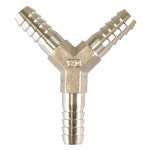 스마토 호스니플 Y-TYPE 9.5MM (20EA) Y자형 황동 파이프 피팅 신주연결 : e모든닷컴