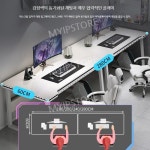 PC방 2인용 데스크 인용 게이밍 게임용 사무실 서재 게임 인책상 : 마이아이피구매대행