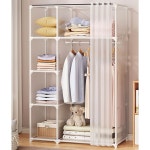 조립식 옷장 원룸 간이 학생 장롱 간편 선반 행거 : 제나마켓