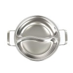 샤브샤브 전문점 인덕션 훠궈 반반냄비 26cm 찌게냄비 : 아하라이프