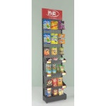 과자 진열대 스낵 약국 슈퍼마켓 상품 진열장 매쉬 랙 : 스노우문1