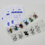 사랑의 약봉투 만들기 소량 set [시즌2 감동 선물 이벤트 시험 응원 약봉지 병원놀이] : 필레오상점