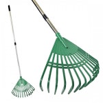 벌초 잔초수거 긁개 46cm PVC갈퀴 2단 스텐봉 세트 쟁쇠 긁기 갈고리 낙엽모으기 농사 정원 : 에비나코코