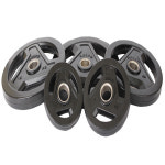 베스코 3홀 블랙 바벨원판 중량원판 5kg 1개 : 성진스포랜드