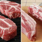 보성녹돈 냉장 1등급 삼겹살500g+목살500g(구이/수육용) : 더맛있는날