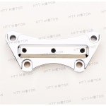 HTTMT H2314-1.25- 미끄럼방지 핸들바 1PC 1.25 상단 클램프 2015 up H-D 투어링 크롬 호환 1.25 inch : 제이드룸 No.1