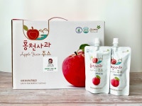 강원도 홍천 사과즙 너브내참사과농장 사과로만 착즙 120ml 뚜껑 50포 과수원 산지직송 : 사과의맘