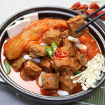 아침 간편식 즉석 간편 식품 삼삼한 묵은지 돼지 찜갈비 700g2팩 총1.4kg (S) : ss럭스