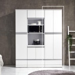 주방 팬트리장 도어 부엌장 선반 키큰 수납장 600 튼튼한 예쁜 전자렌지 : IVY퍼니처