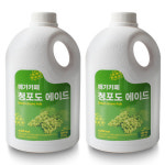 카페메가CGB | 메가카페 청포도 에이드 1.85kg/1.5L 2개세트 : MEGACOFFEE