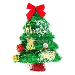 초등 성탄절 트리 4단 소나무 꾸미기 만들기 5인용 유치원 노인 5세 공예 : 카빌