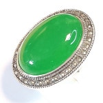 비취 그린칼세도니 원석반지240306-24실버 : 블루케이