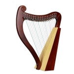 하프리라 초보자 소형 미니 현악기 입문용 연습 취미 19현(단판)-천연목색상 : 디자인샘터