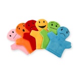 유치원 동화구연 손인형 6종 감정표현 촉각장난감 헝겊손인형 발표 어린이집 협응력 : 자유나래 스토어