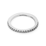 판도라 PANDORA 192999C01 타임리스 스파클링 밴드 여성 반지 : MISTERMACHO