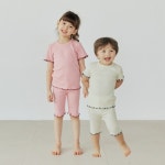 리플 반팔실내복(3color) 아기내복 유아 신생아 반팔 내의 : 주식회사아이숲