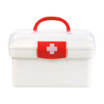 의약품 비상 구급함 1p 상자 통 보관 응급처치 보건 밴드 회사 가정 수납 약국 의료 : 준더유통