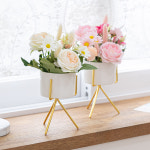 SV10_스위트 장미 화분 set 21cm (2컬러) 인테리어 조화 꽃 장식 소품 : 플라워트리