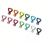 파랑새97 오픈형 하트 키링 고리 연결 부자재 : 파랑새97