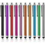 Abiarst 터치 스크린용 스타일러스 펜, 아이패드 아이폰 태블릿용 아비어스트 고정밀 범용 삼성 갤럭시 정전식 스크린(10팩) : EUS몰