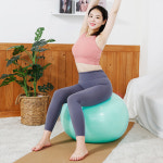 비핏 짐볼 피치핑크 55cm 안티버스트 임산부운동 다이어트 필라테스 요가볼 : 비핏 앱코치