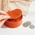 가죽공예 DIY키트 말발굽 동전지갑 패키지 만들기 체험 키트 : Leatherrang