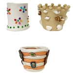 노인 어르신 만들기 데코찰흙 다용도꽂이 5P 1.컬러비즈 수업용 미술놀이 학교 : 판다상