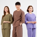1105A 30수 여름 공용 핀탁 7부 티와 바지생활한복 개량한복 : 미소담 생활한복