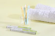 유아 칫솔 (1단계 10개) 친환경 에코닛시 옥수수 생분해 칫솔대 국산 미세모 어린이집 : 에코닛시몰