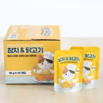 캣츠스프링 고양이 습식 파우치 참치&닭고기 85g x 20개입 (N4) : 이마트택배