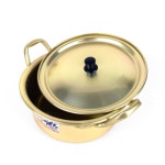 국산 가벼운 양은냄비 1인용 양수 라면냄비 자취용 노란냄비 : T.G Eden