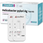 애완동물 H. pylori 건강 테스트 키트 가정에서 개를 위한 신속한 웰니스 감지 헬리코박터 스트립 2가지 : 베르사크룸1