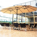 접이식 파라솔 대형 초대형 특대형 캠핑 야외 카페 파라솔 정원 옥상 5색 : 또또즈