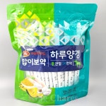 하림 밥이보약 하루양갱 관절 면역 8g x 50개 / 짜먹는간식 강아지간식 트레이더스 : 킹찰스