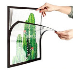 A3 실버 무타공 자석형 게시판 (가로 297mm x 세로 420mm) [WE851E4] : 두루와