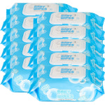 베이비 물티슈 맑음한소끔 72매 x 10개,450g 유아용,두껍고 부드러운 : 해피바이